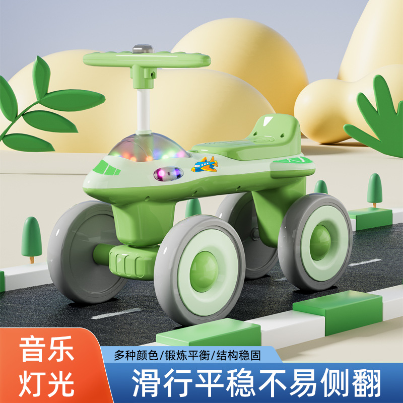 儿童滑行车 宝宝防侧翻扭扭车1-3岁男女小孩溜溜车四轮玩具车批发图3