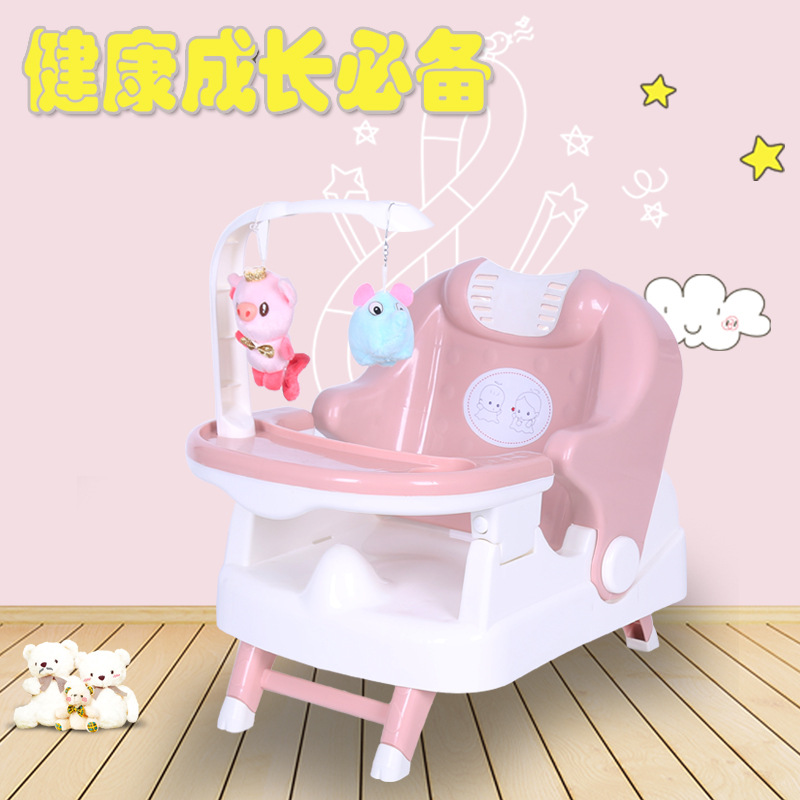亚马逊跨境婴儿餐椅幼儿多功能吃饭桌洗头椅宝宝椅靠背可调节批发图2